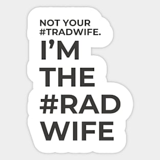 Rad Wife Sticker